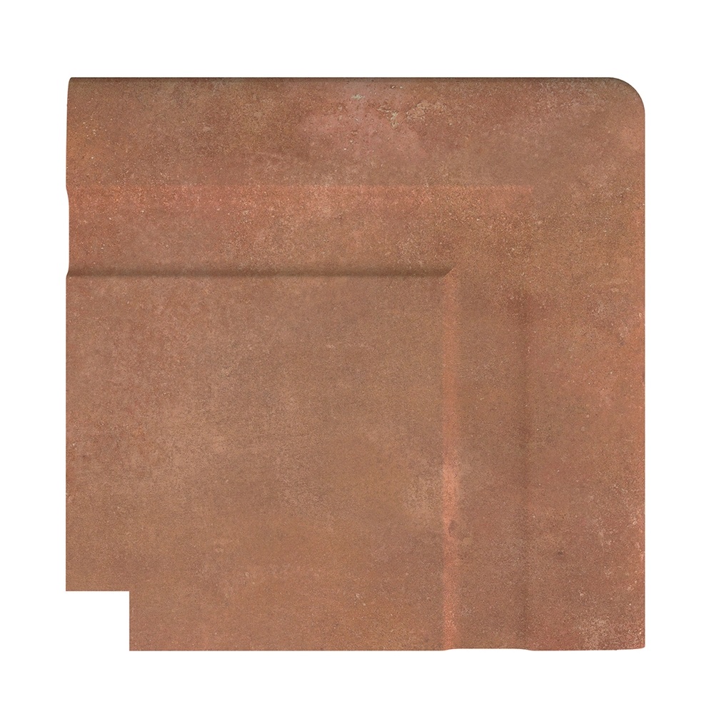 Бордюр Terrace Antislips Natural Series Угол фарфорового поручня наружный Cotto 25x25