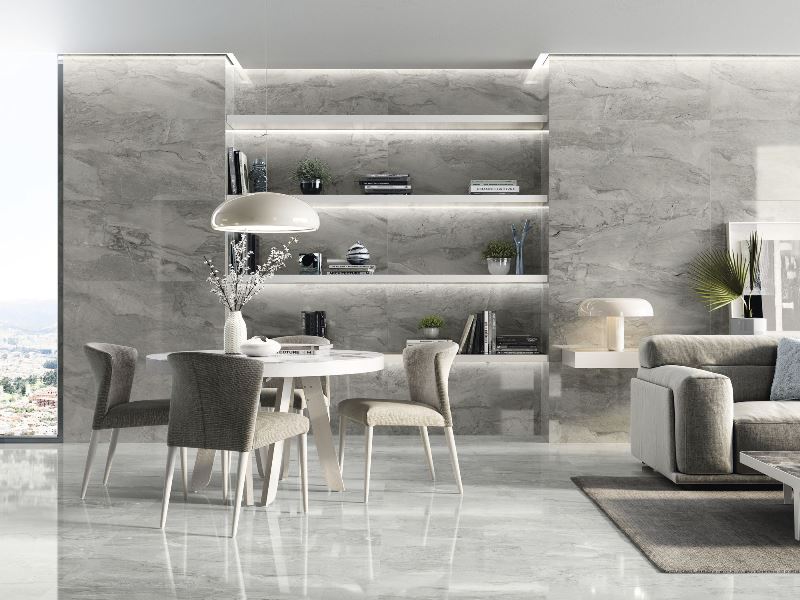 На пол Pienza Grigio Natural Rect 80x80 - фото 13