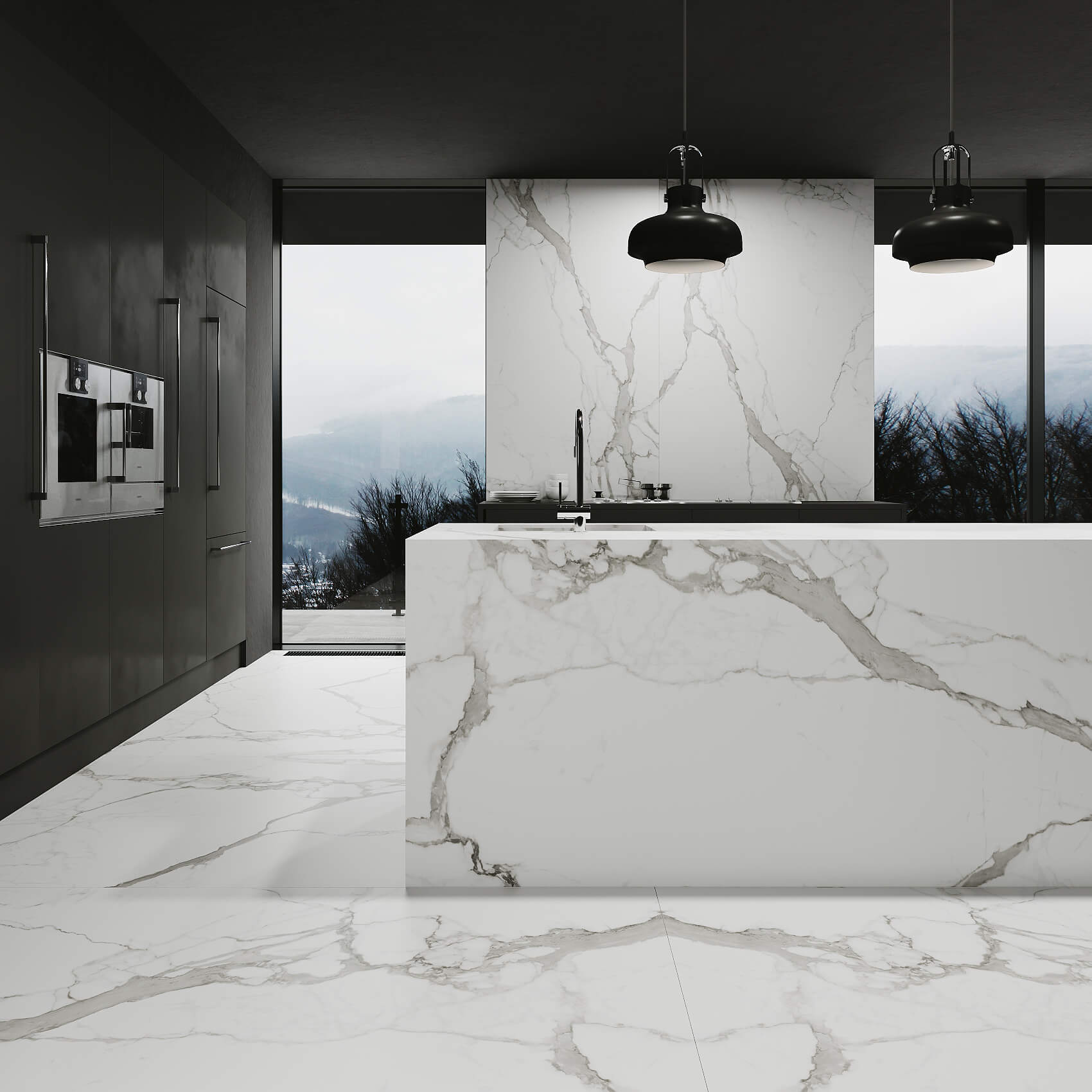 1093 На пол 1XL Slate Nero Mate 180x120 - фото 45