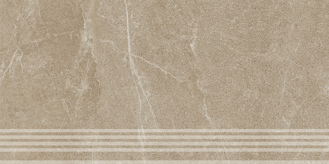 KM6060G0491RGRF Ступень Эстерель Фронтальная бежевый матовый обрезной 30x60x0.9