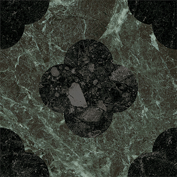 4101204 На пол Dandy Pin Green Black 18.6x18.6