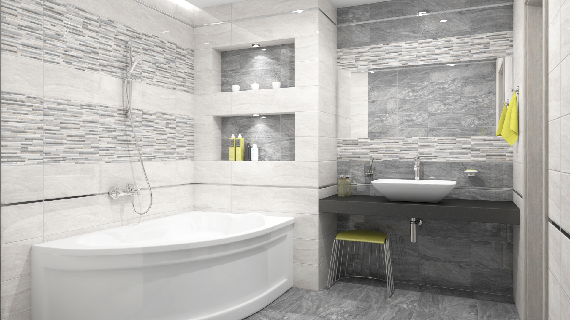 08-00-06-1341 На стену Magna Серая - фото 4