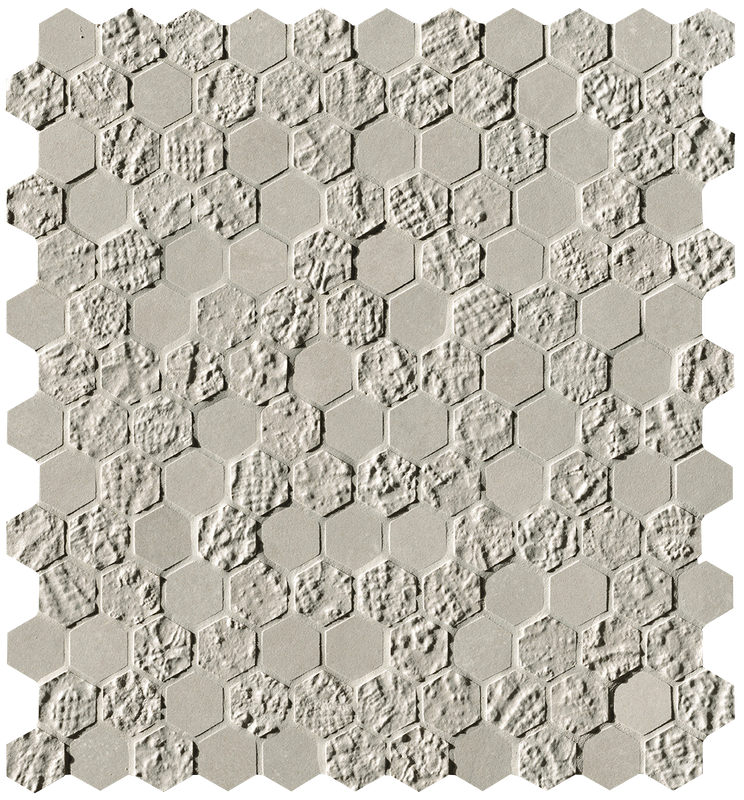 fOYV На стену Bloom Grey Print Esagono Mosaico 29.5x32.5