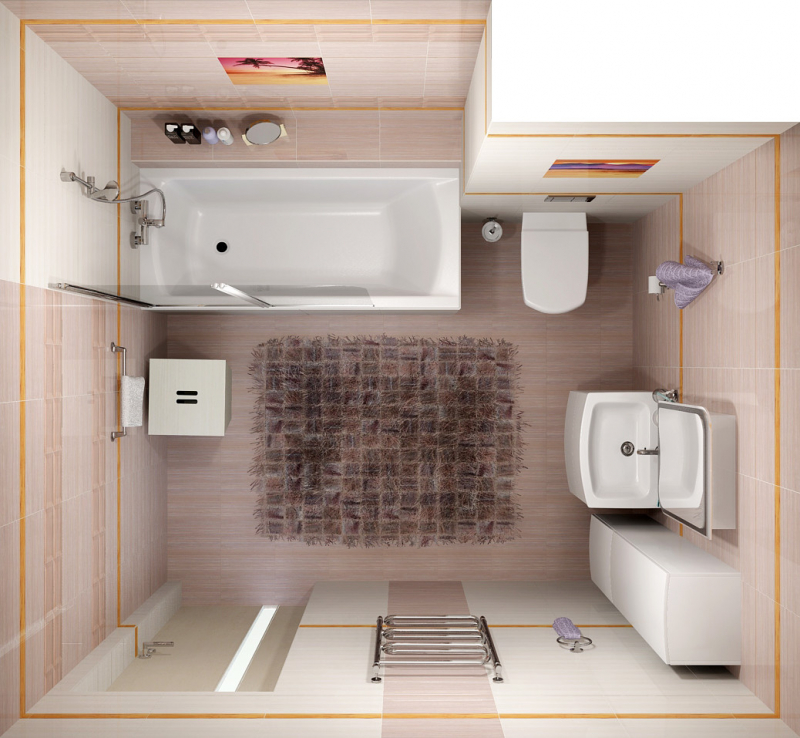 Бордюр Sunset Лиловый рельефный br1020DUV - фото 6