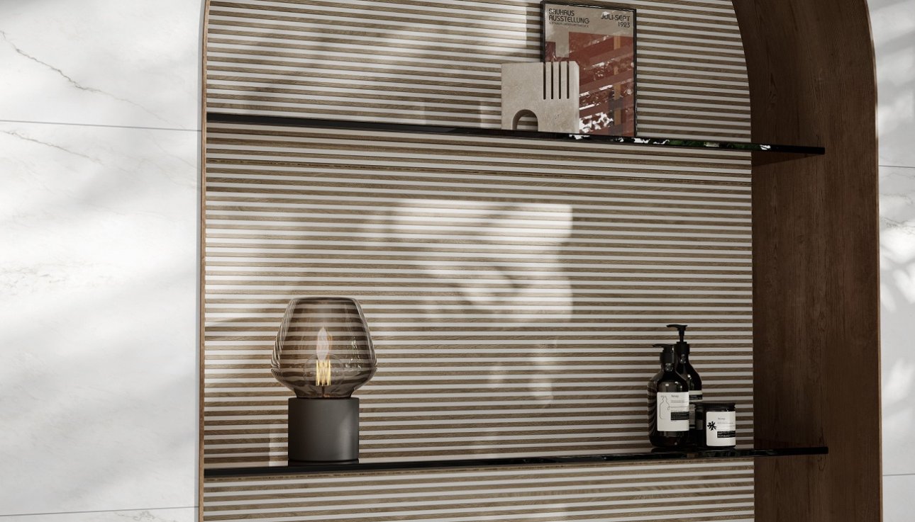 На стену Bari Slat Grey Matt 60x120 - фото 4