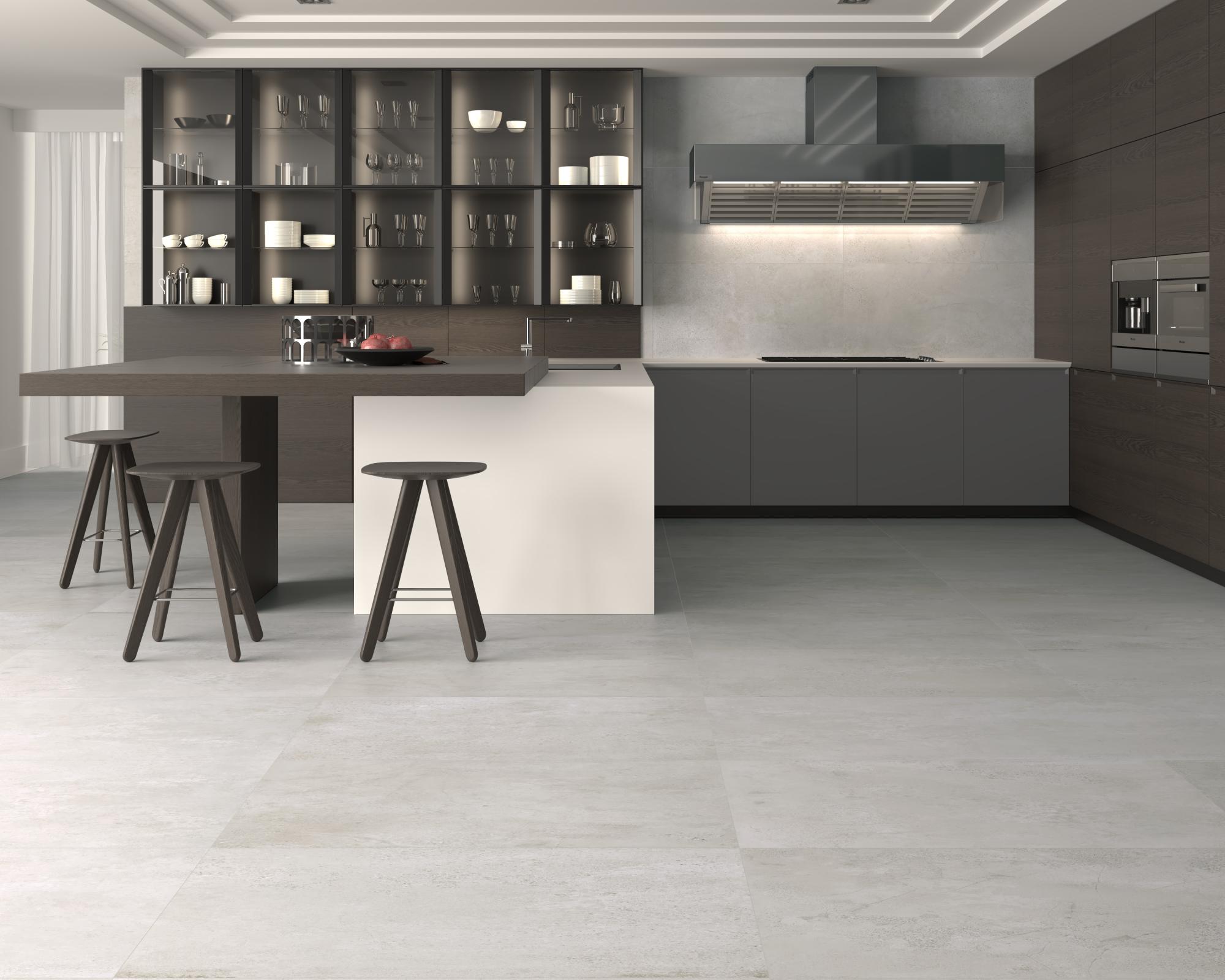 188907 На пол Zement Ivory 90x90 - фото 17