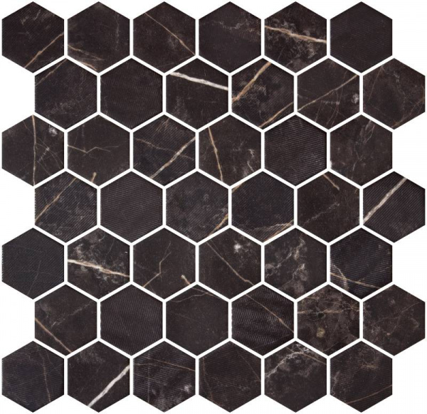 На пол Onix Мозаика Hexagon Marble Coimbra Antislip