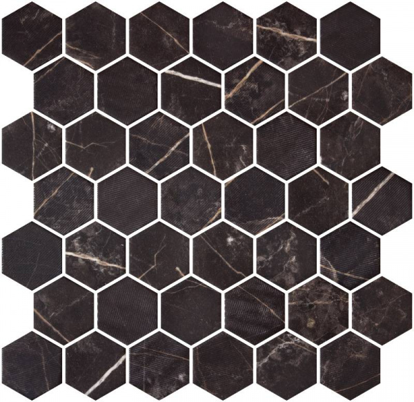 На пол Onix Мозаика Hexagon Marble Coimbra Antislip