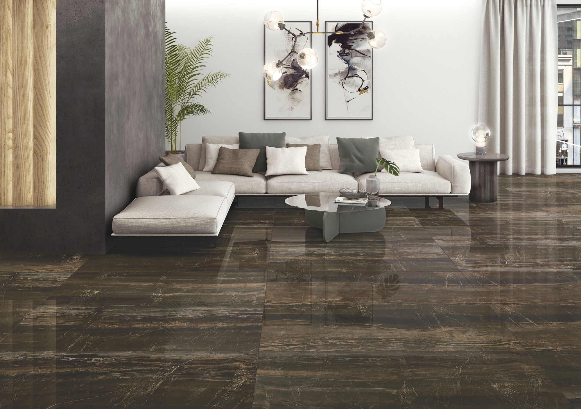 25964 На пол Opera Черный 60x120 - фото 3