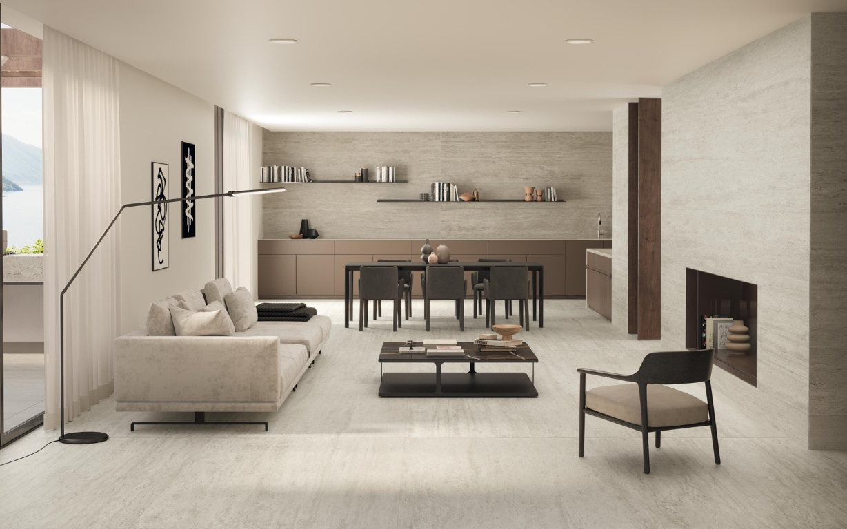 AF9S Декор Marvel Travertine White Diamond 60х60 - фото 2