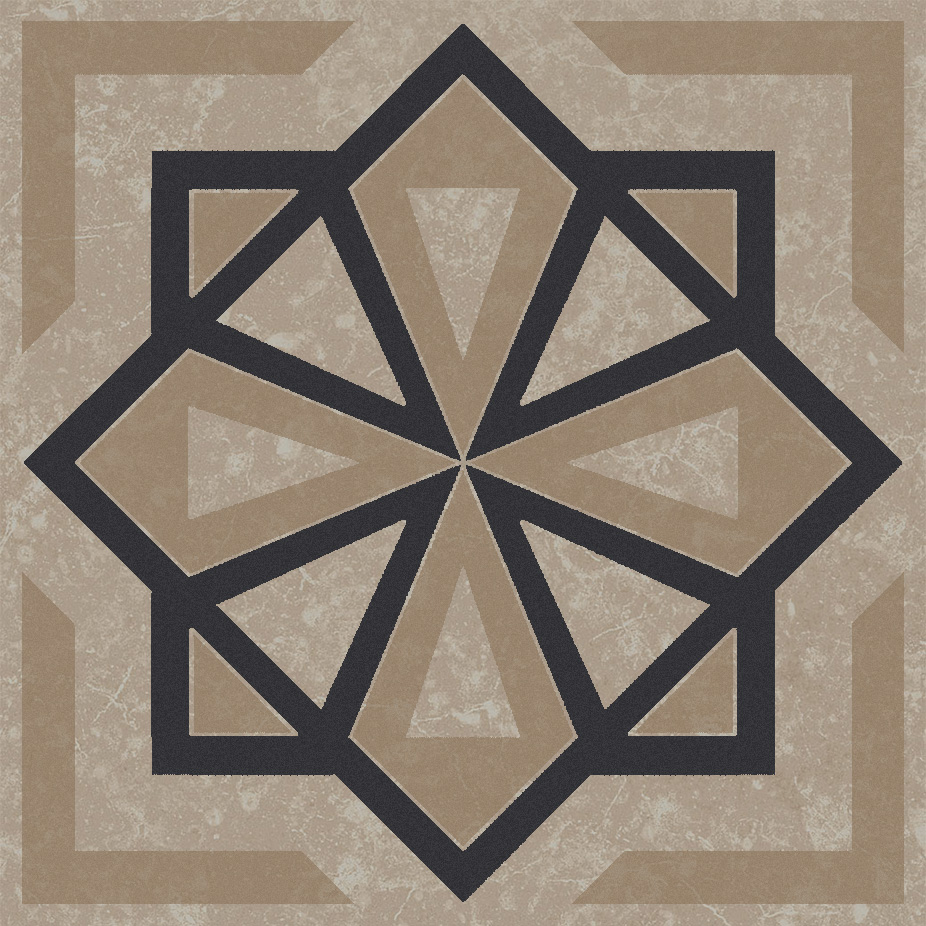 KMD3STA049GN Декор Касабланка Бежевый светлый матовый 9.8x9.8x0.7 - фото 6