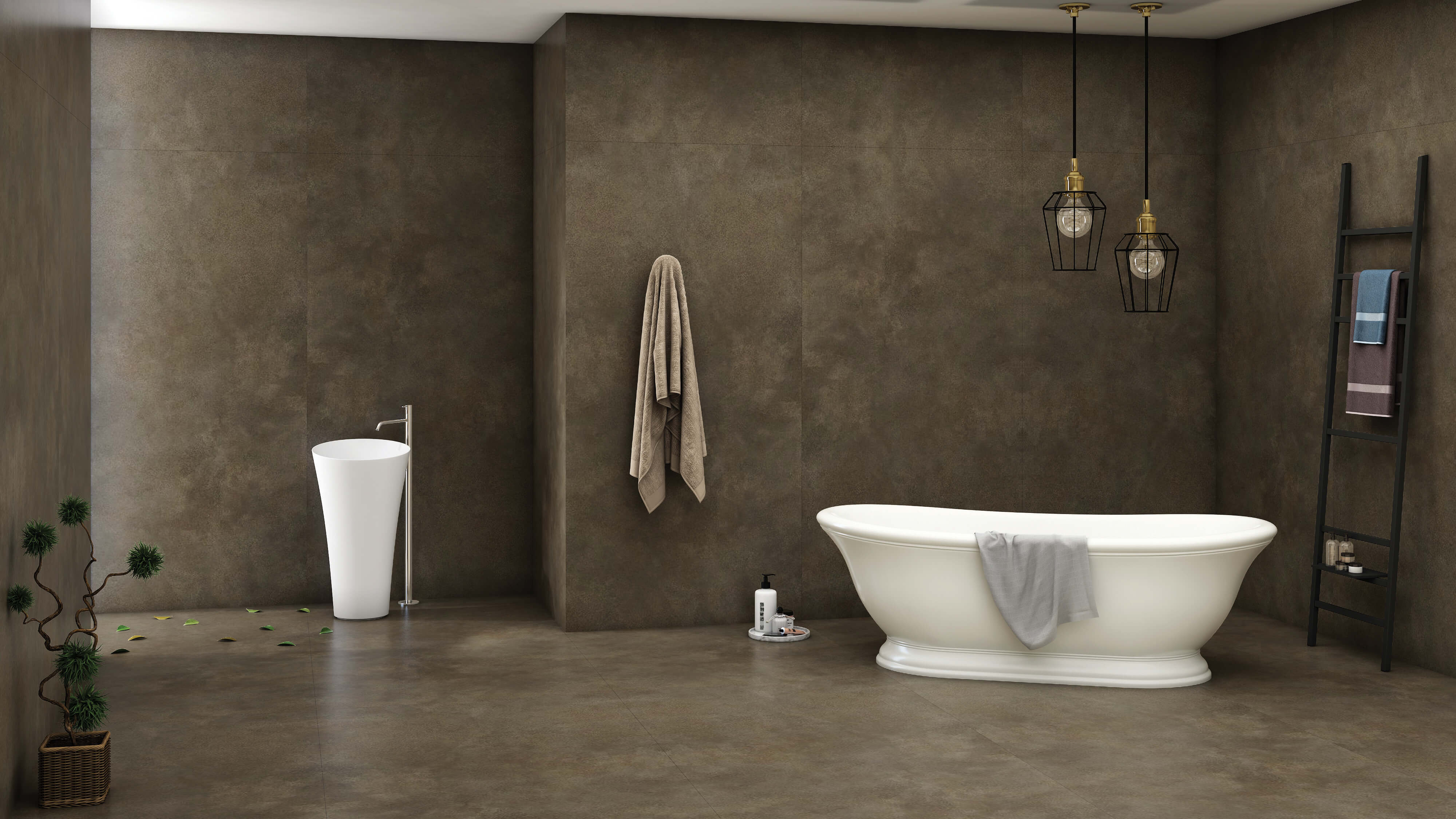 933  На пол Cement Flake Mud 180x120 - фото 20