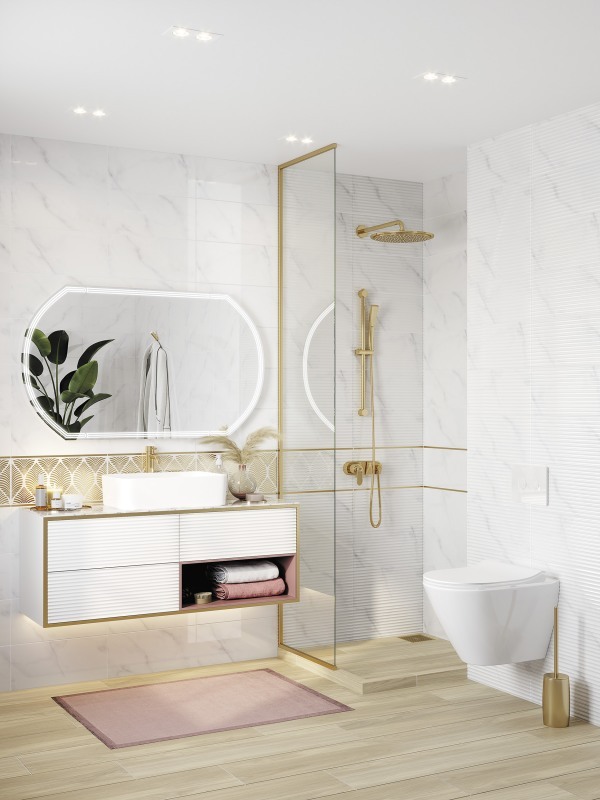 15950 Бордюр Metallic Спец. элемент Серебряный 75х0.5 глянцевый - фото 12