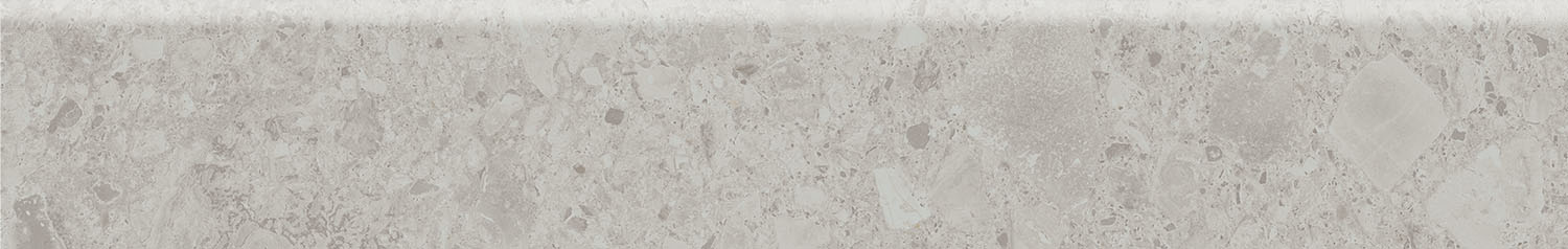 DD605820R/6BT Плинтус Чеппо ди Гре Серый светлый матовый обрезной 60x9.5x0.9 - фото 2