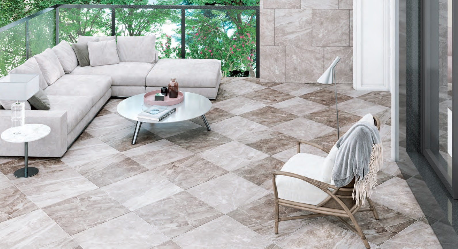 GSR0122 На пол Магма Серый темный 60x60 - фото 6