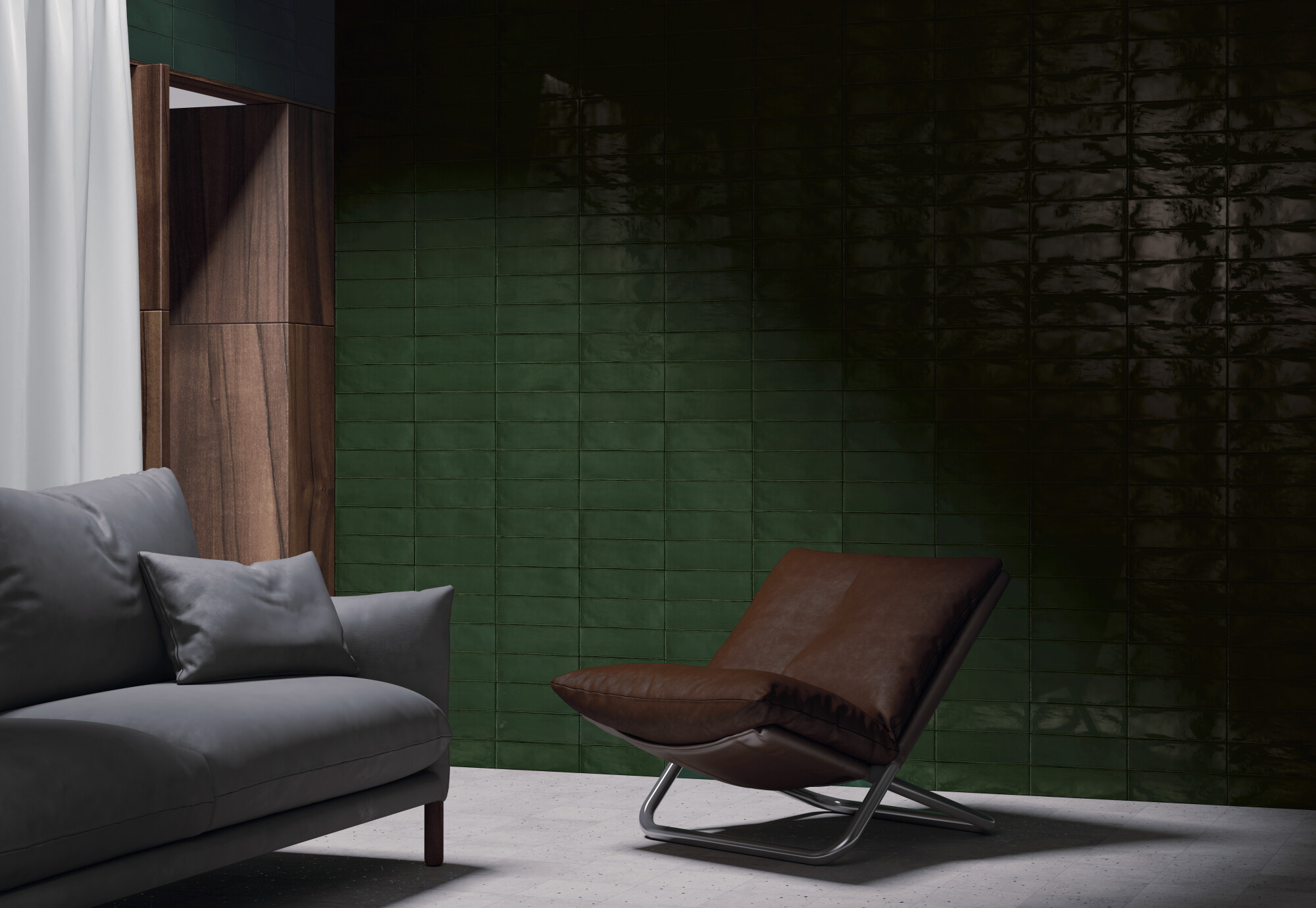 20594 На стену Argila Poitiers Moonlight 7.5x30 - фото 4