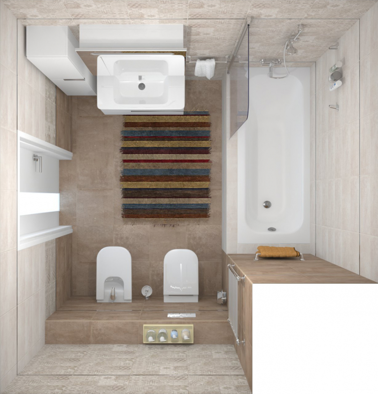 08-01-11-476 На стену Bastion Бежевый Темно-Бежевая - фото 5