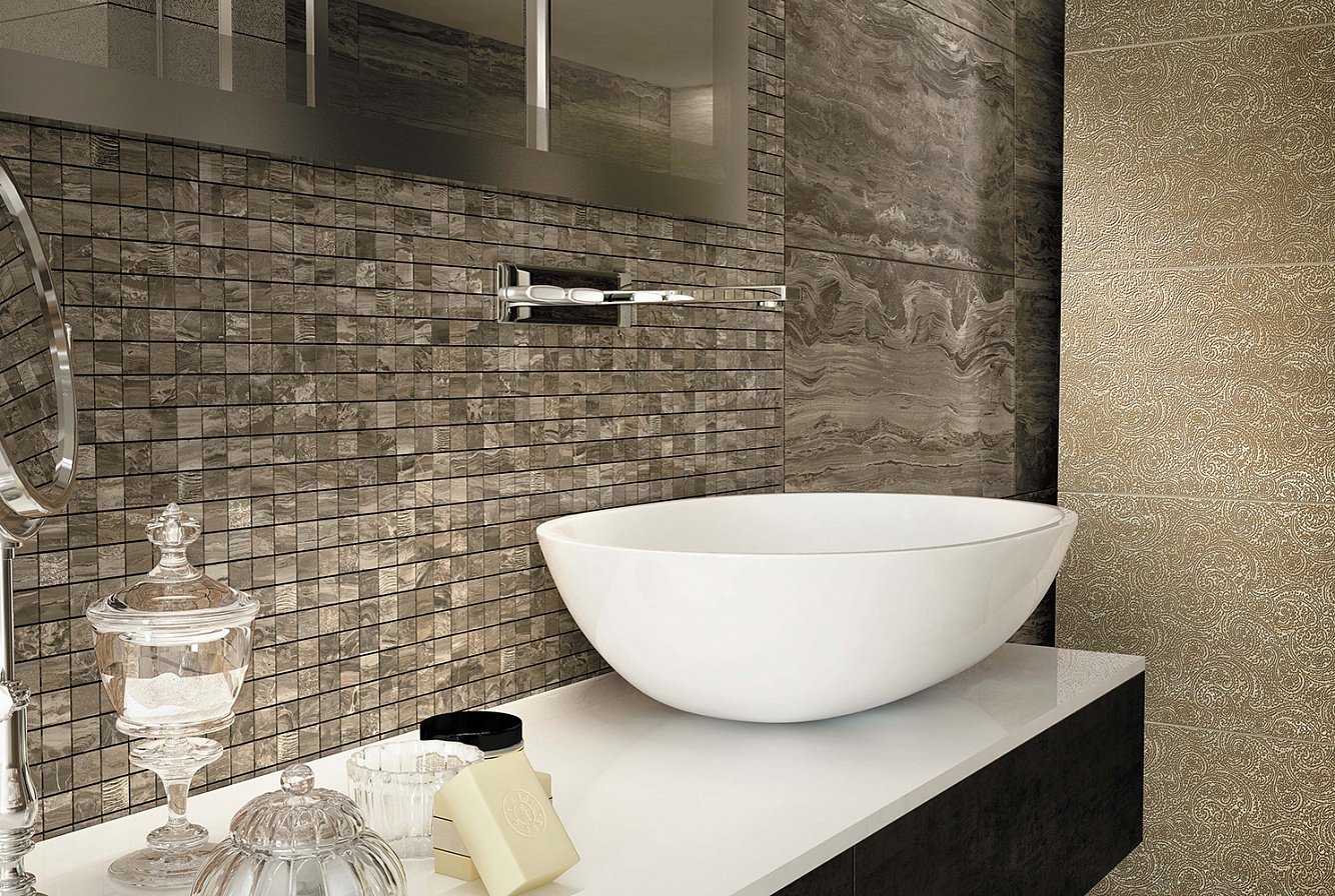 600110000067 Декор Supernova marble Вудстоун Таупе Мозаика - фото 7