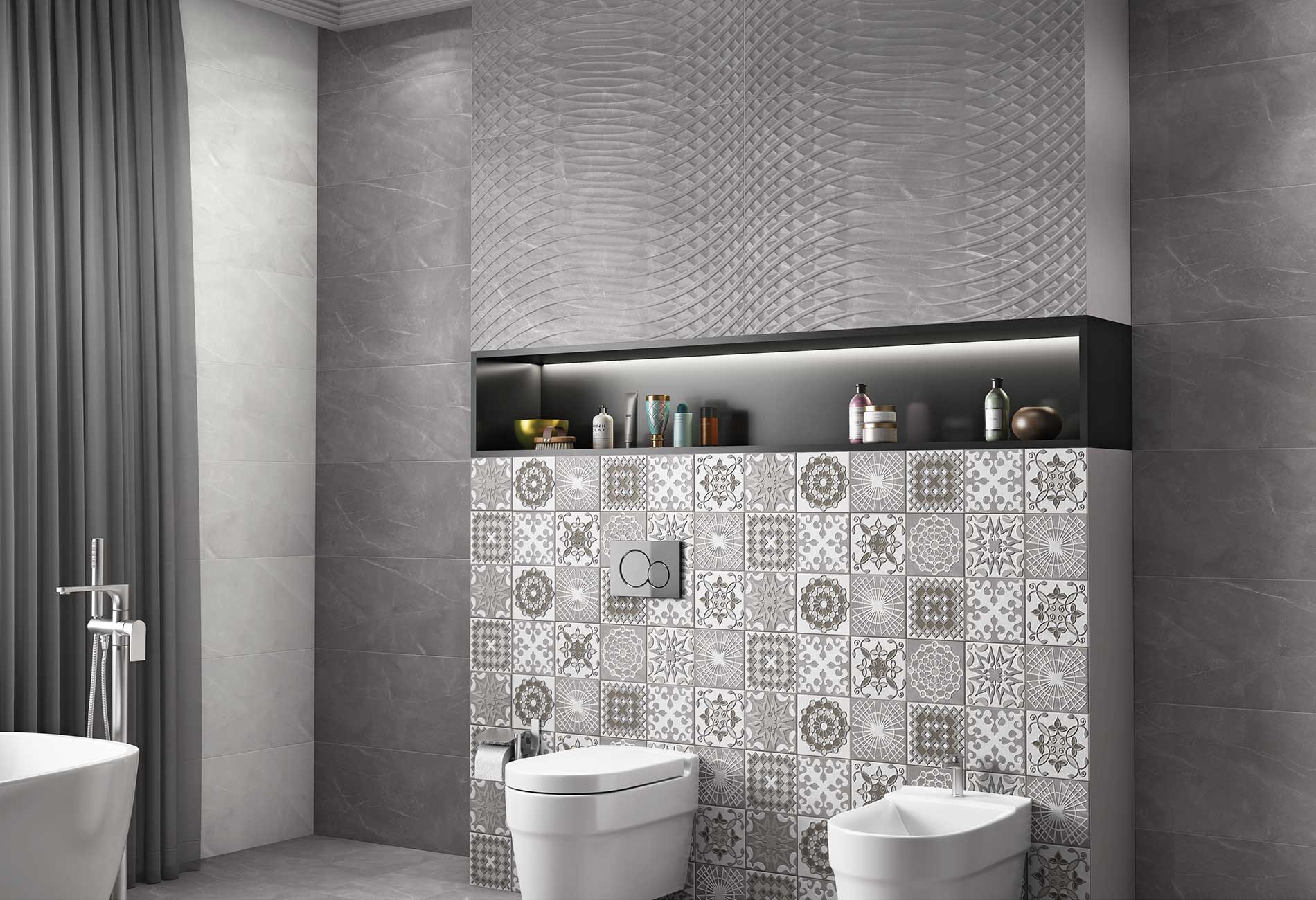 На пол Armani Brown 60x60 Satin - фото 12