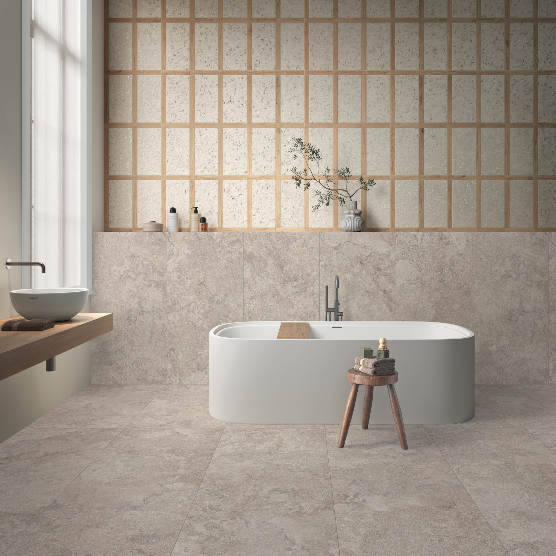 CIO9 На пол Noriven NV02 Oyster Cross SP SQ 120х120 - фото 16