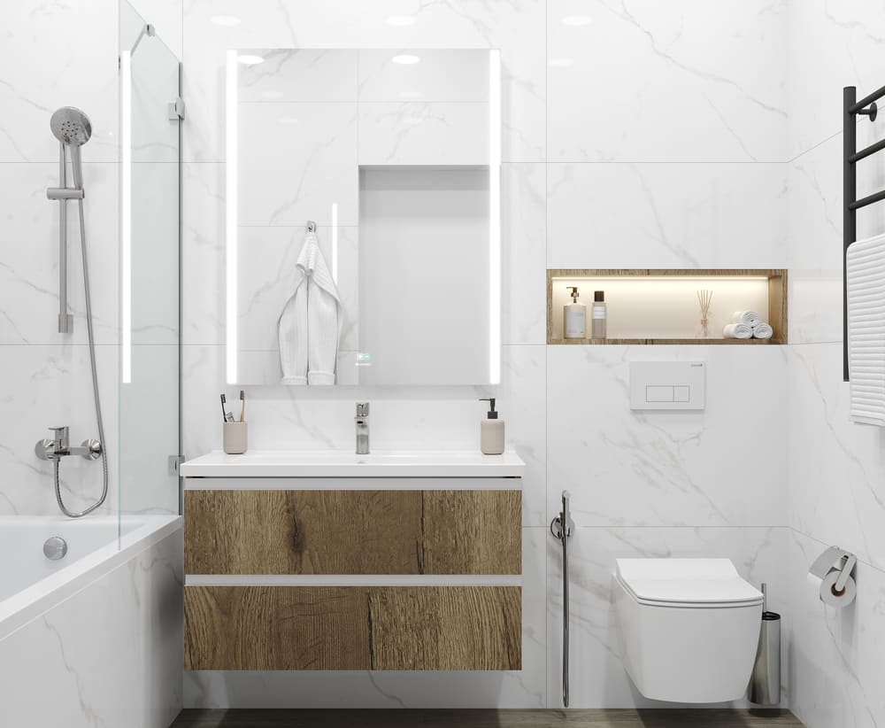 На пол Statuario Justice Grey Белый Матовый 60х120 - фото 5