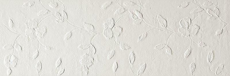 fOL0 На стену Lumina sand art Flower White Matt RT 30.5x91.5