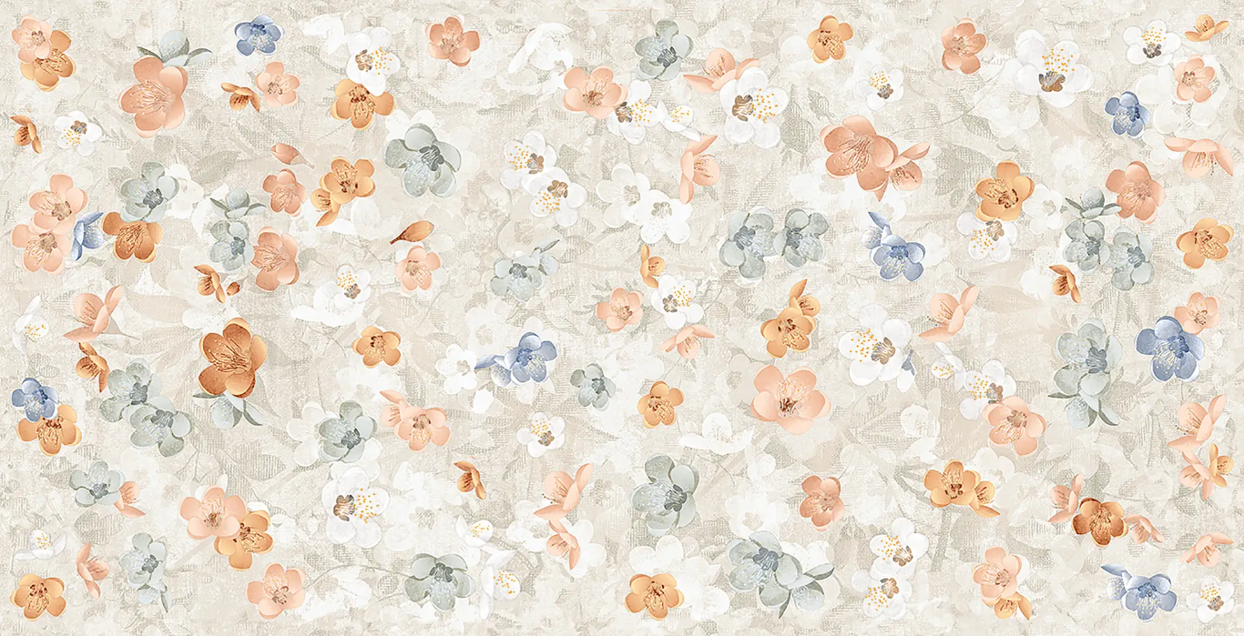 05276 Декор Homey Bloom White Nat/Ret 60x120