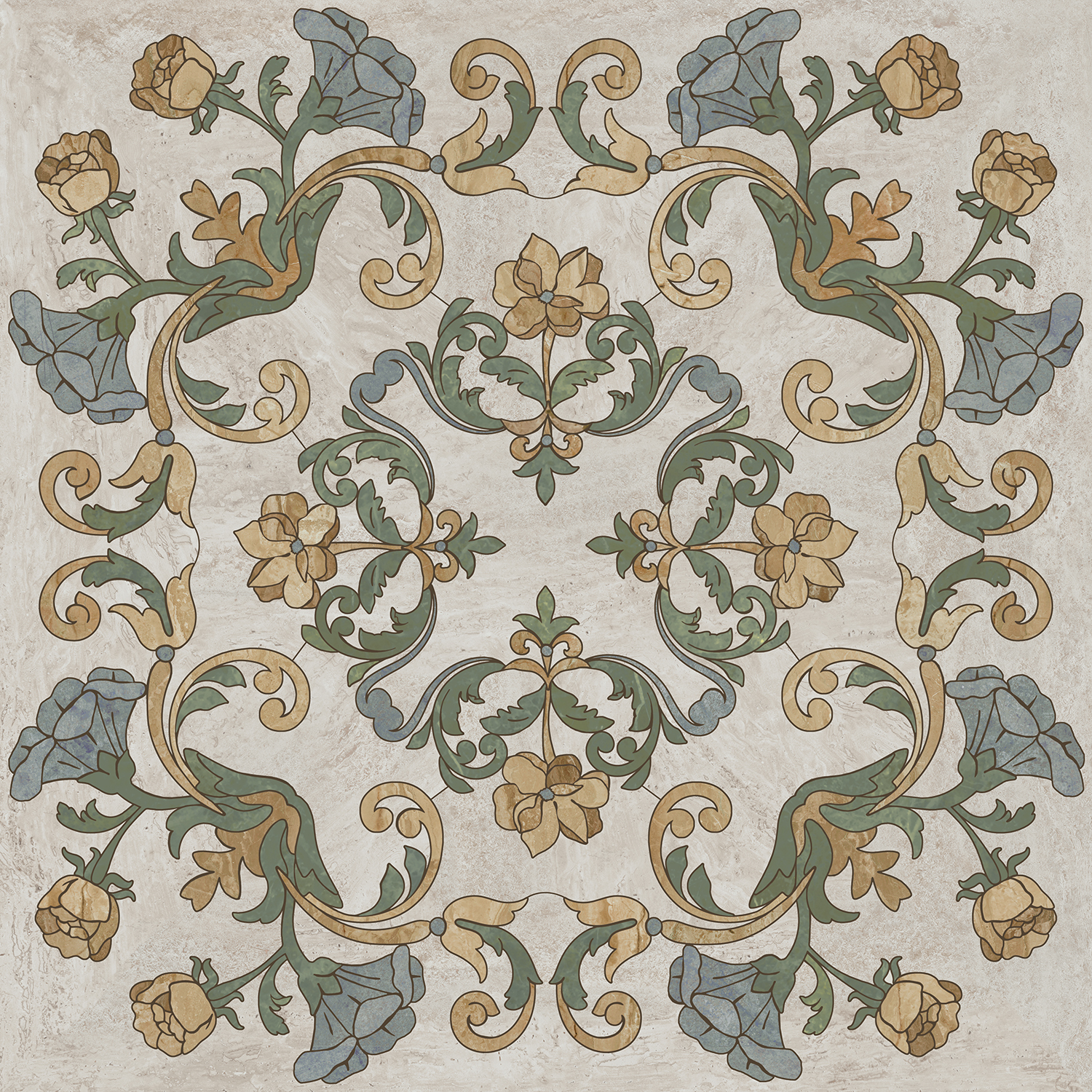 HGD/A518/SG6062RL Декор Эвора Центр Глянцевый