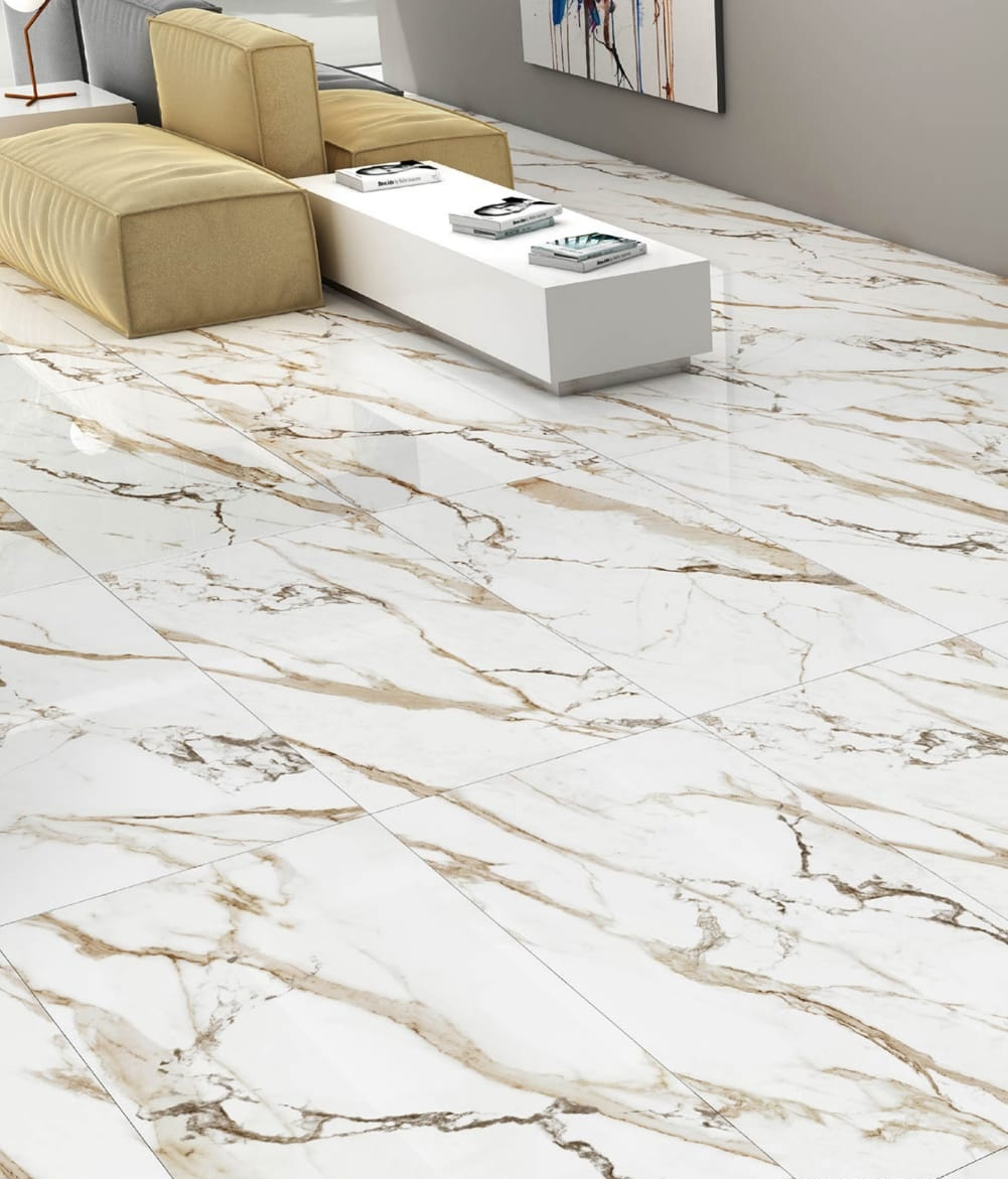Напольный Porcelain Tile Anti Sky Ivory Polished 60x120 - фото 5
