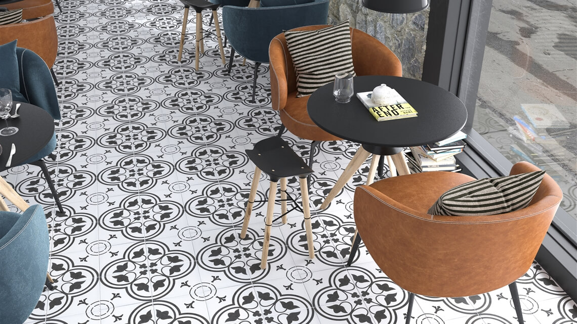 S17613.6 На пол Tulip White 20x20 - фото 2