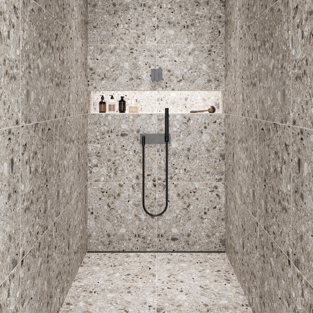 K-333/MR/600x600x9 На пол Terrazzo Dark Grey MR 600x600x9 - фото 4