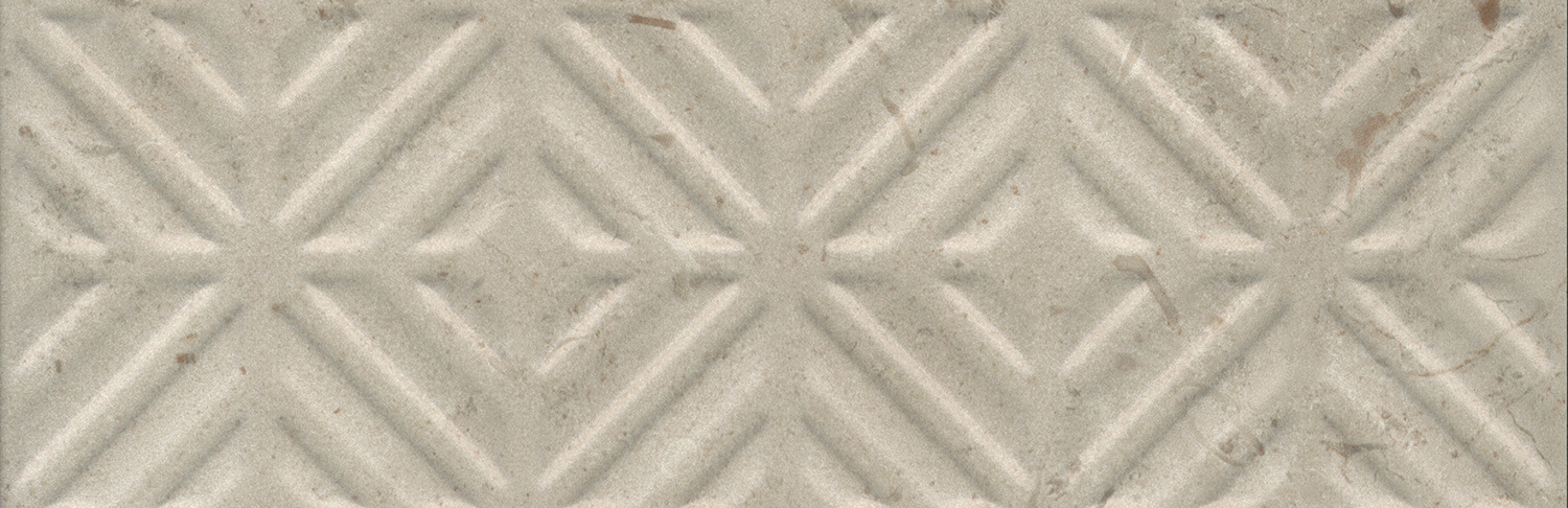 11210R/4 Бордюр Карму Бежевый Матовый Обрезной 30х9.6