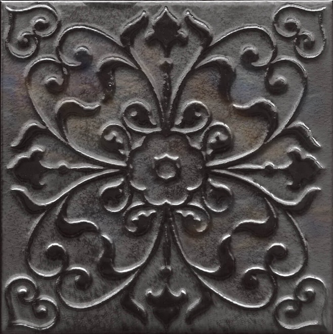 STG/A523/5115 Декор Камбон Dec. Черный 5 20х20