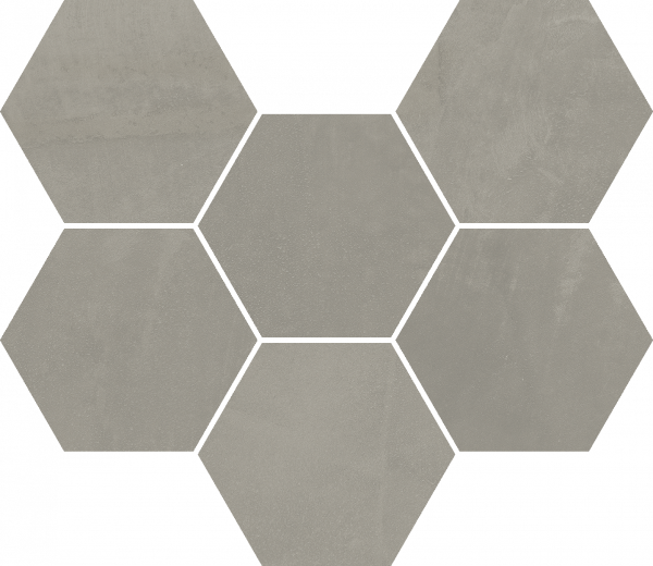 620110000189 На пол Continuum Iron Mosaico Hexagon