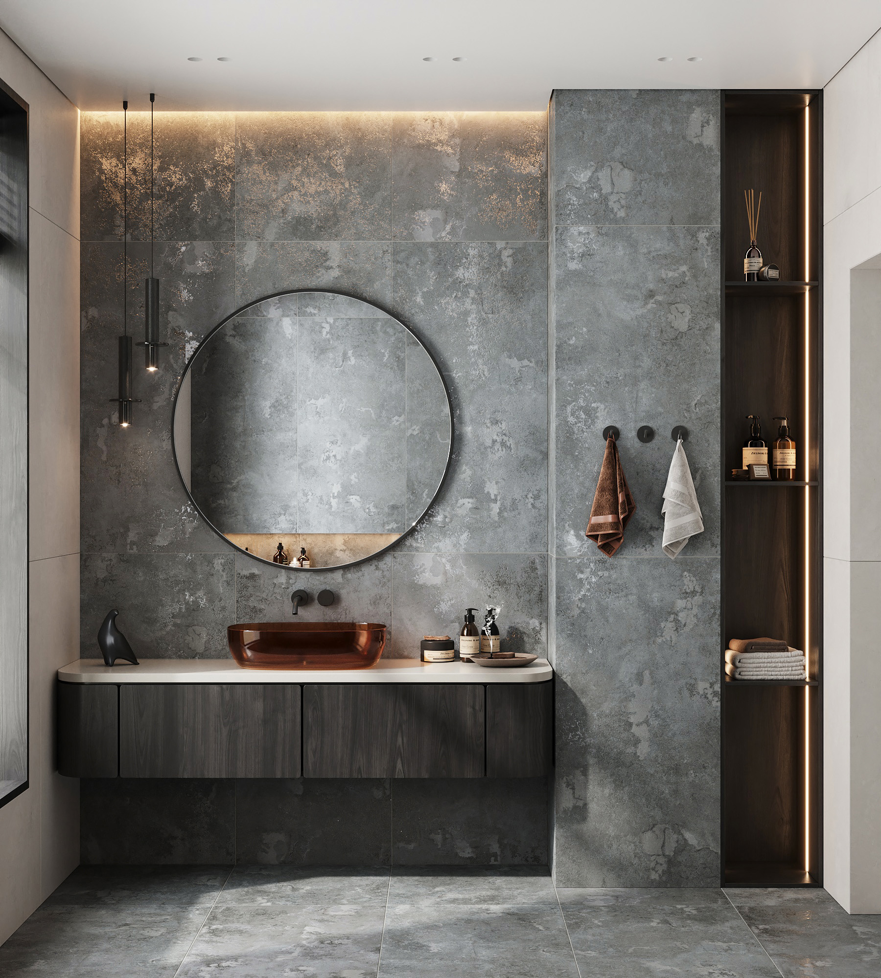 GI8002-A На пол Eragon Dark Grey Matt Glossy Ink 60x120 - фото 13