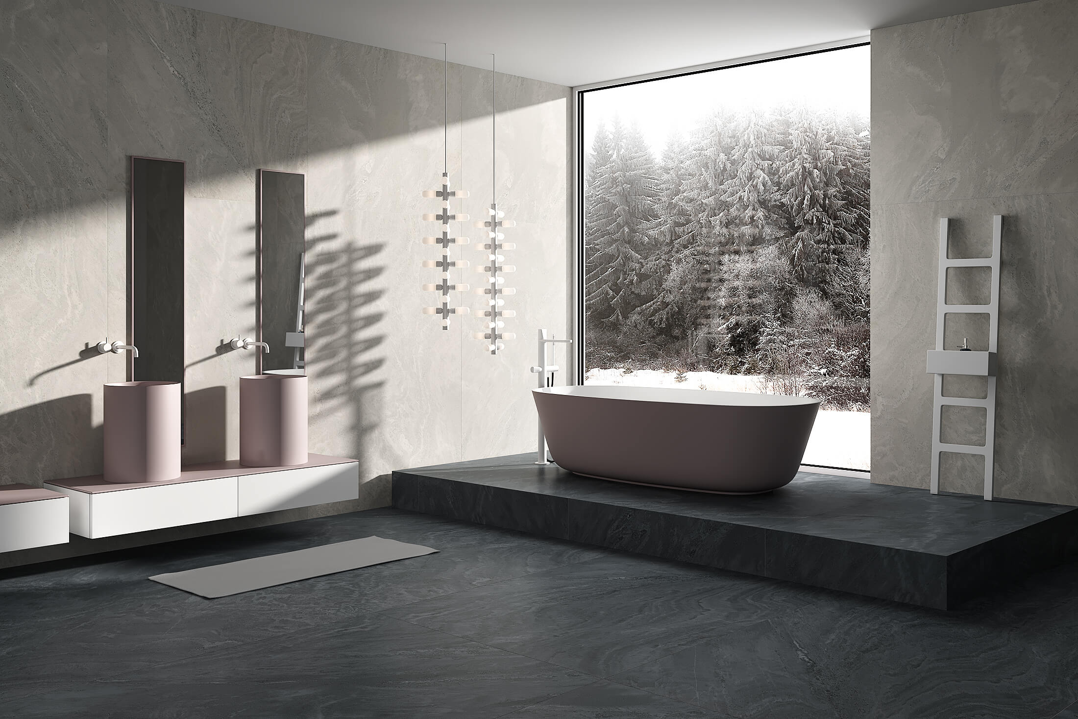 1093 На пол 1XL Slate Nero Mate 180x120 - фото 39