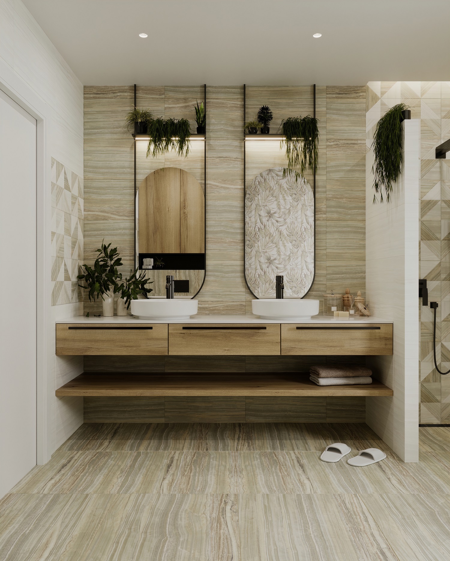 Декор Palissandro Geo оливковый - фото 8