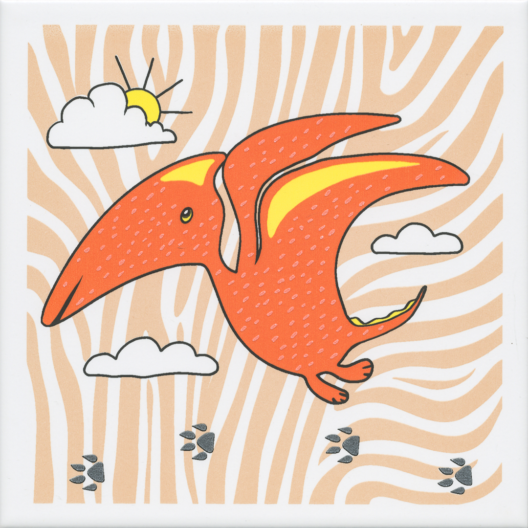 OP/A229/5009 Декор Динозаврики 4 Матовый