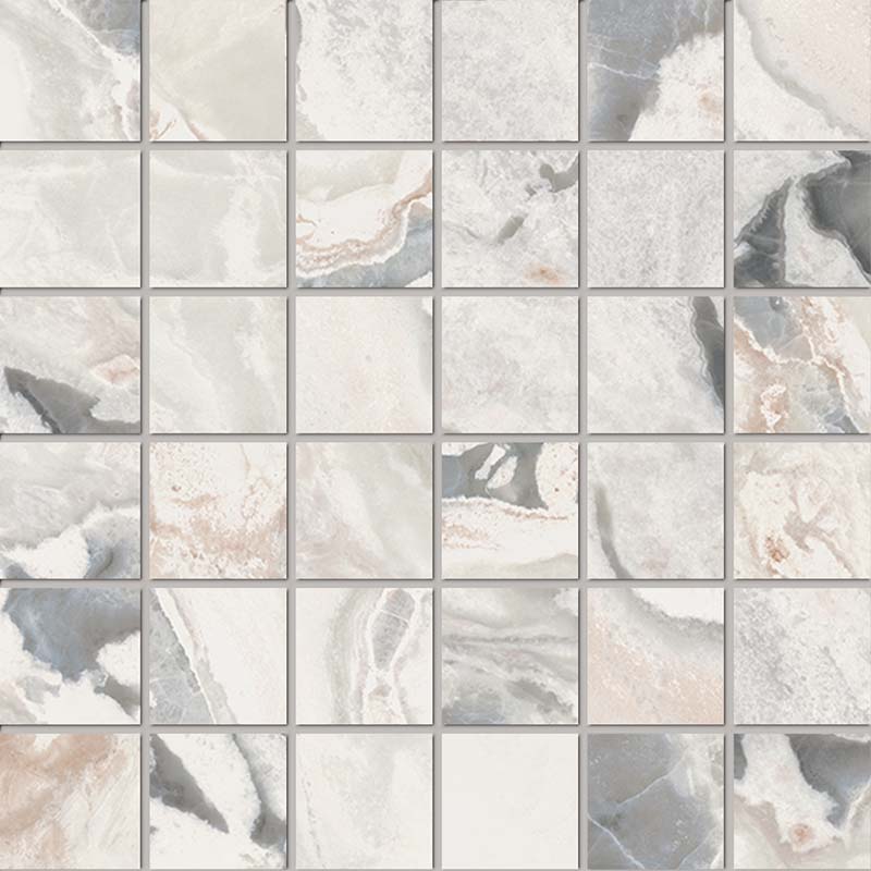 EB3M Декор Interno4 Calacatta San Babila Mosaico Lappato RT 30x30