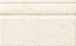 69055 Плинтус Canova Bianco Bat. Ril. Bianco 15x25