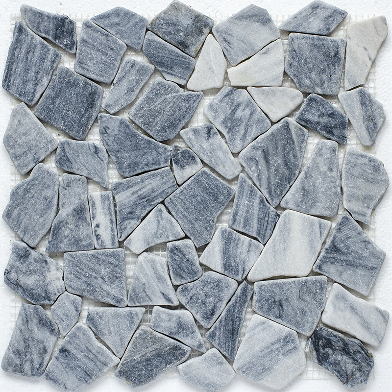 JMST050 Настенная Мозаика из мрамора Split Grey Matt