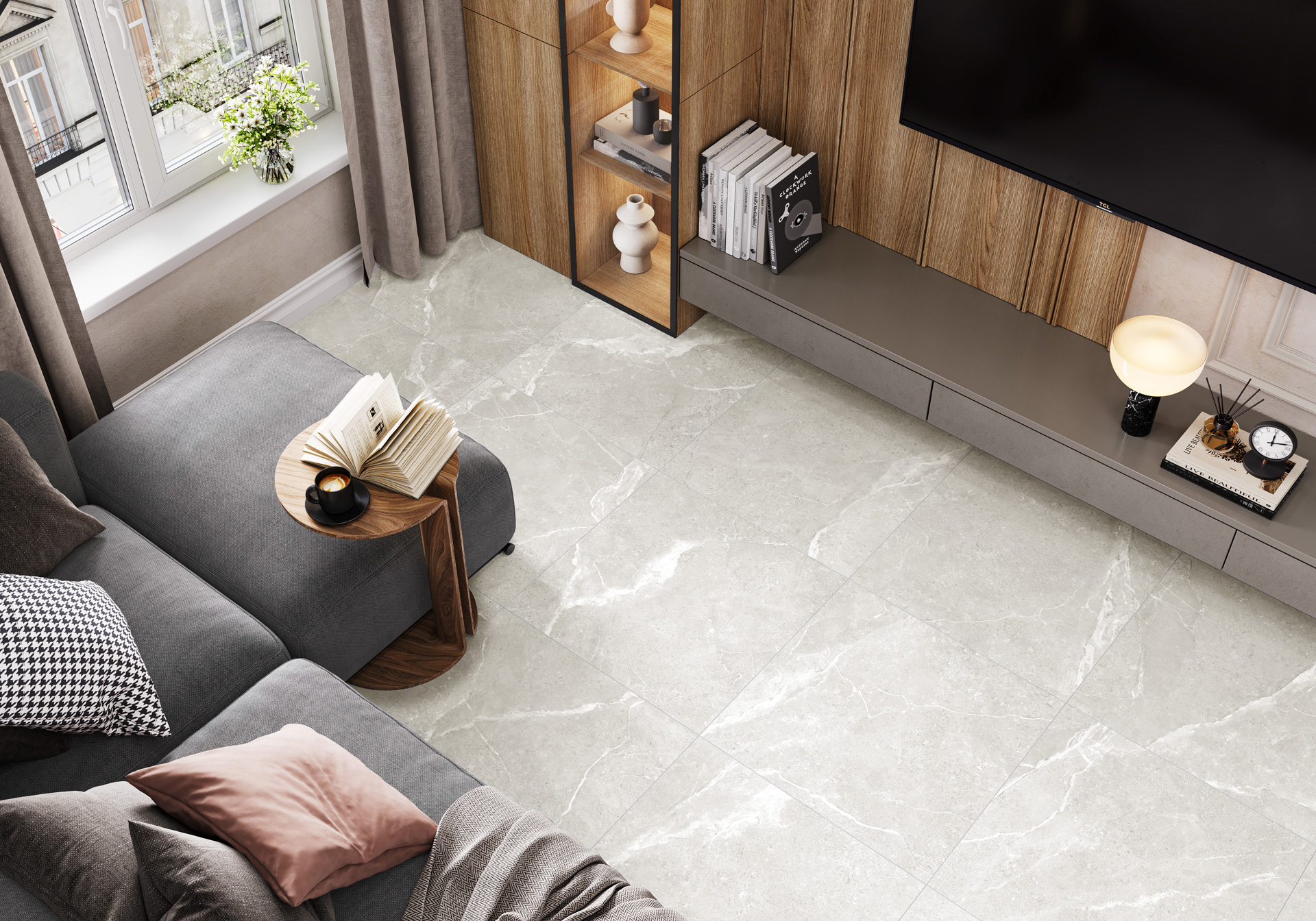 GP60120TIA05M На пол Titanium Graphite матовый 600x1200x10 - фото 16