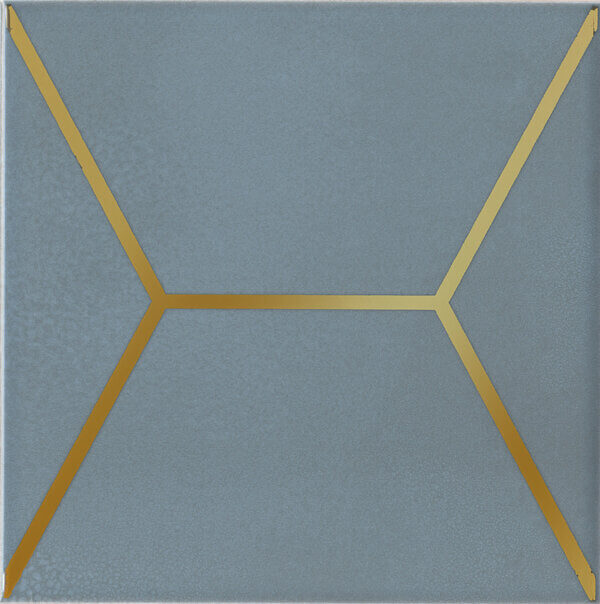 OP/E181/17067 Декор Витраж Dec. голубой