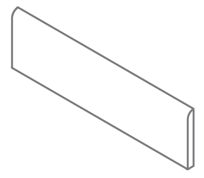 610130001653 Плинтус Forum Stone Silver Battiscopa 7.2x60