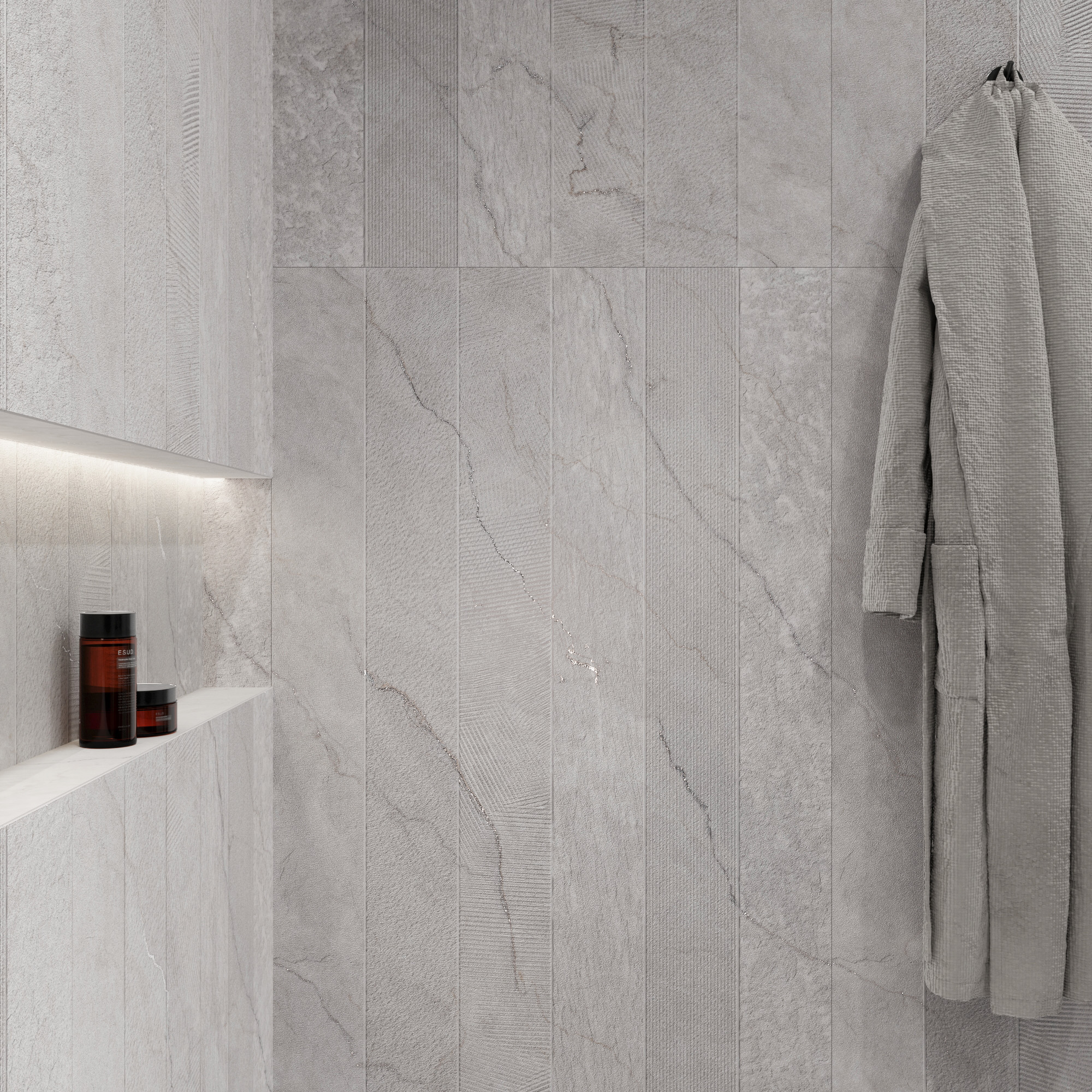 CZ-GL06-B На пол Lumiere White Matt Glossy Ink 80x160 - фото 6