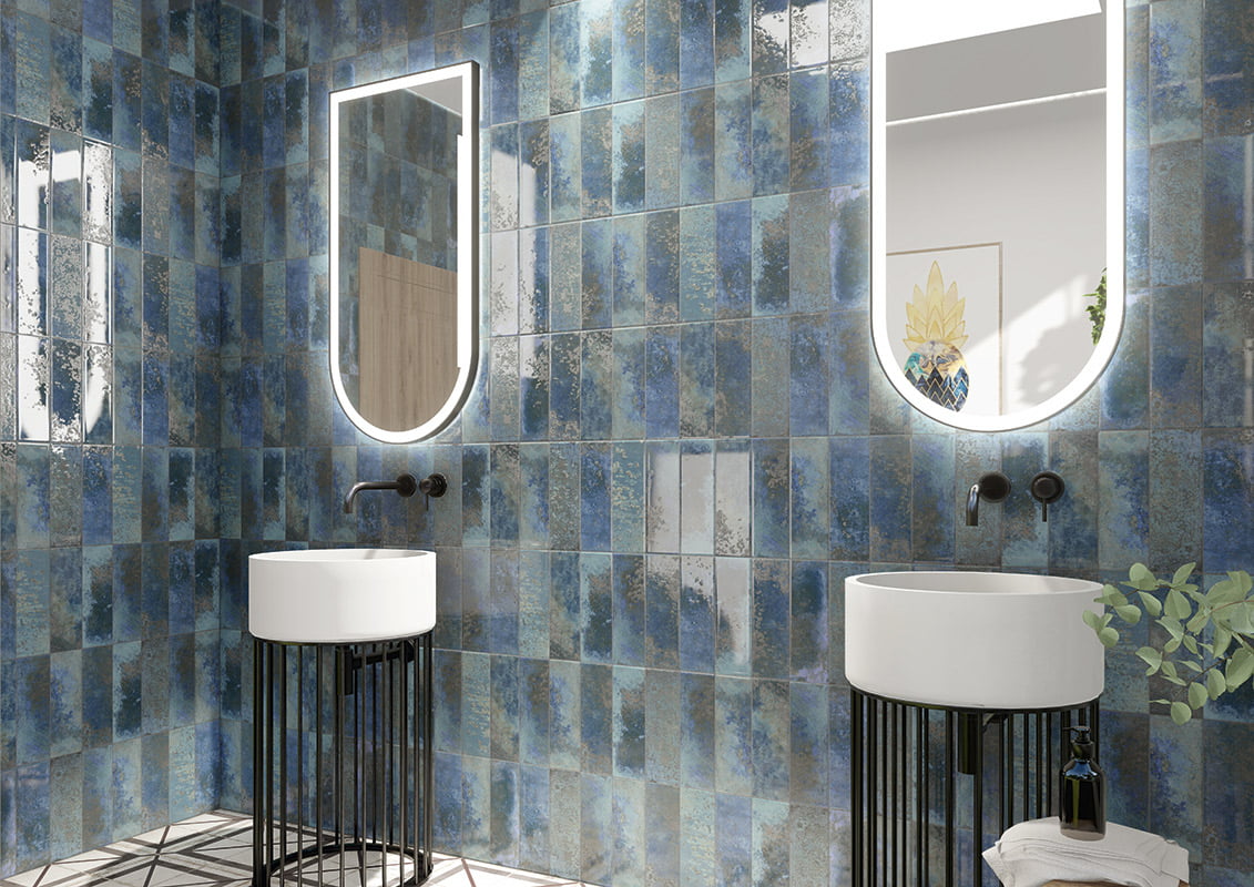 PT03243 На стену Bellagio Arco Blu 10x30 - фото 18