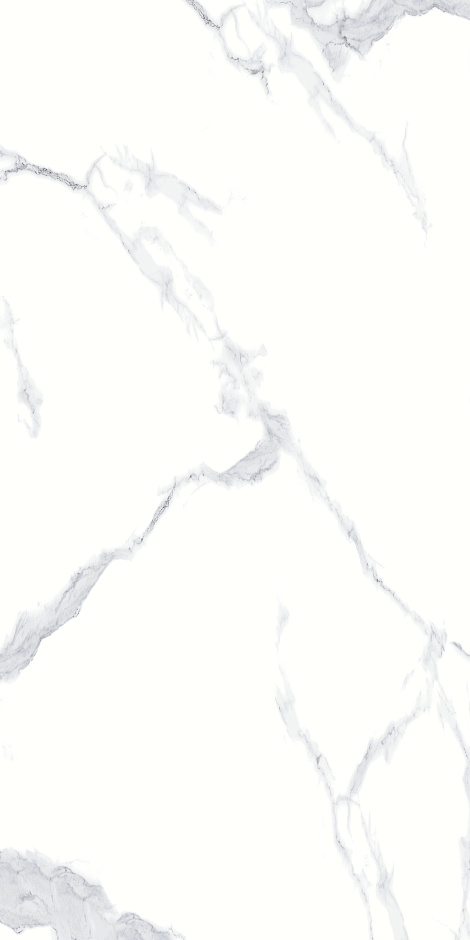 BHW-0021  На пол Calacatta White Polished (Sinking Ink) 600x1200x9 - фото 2