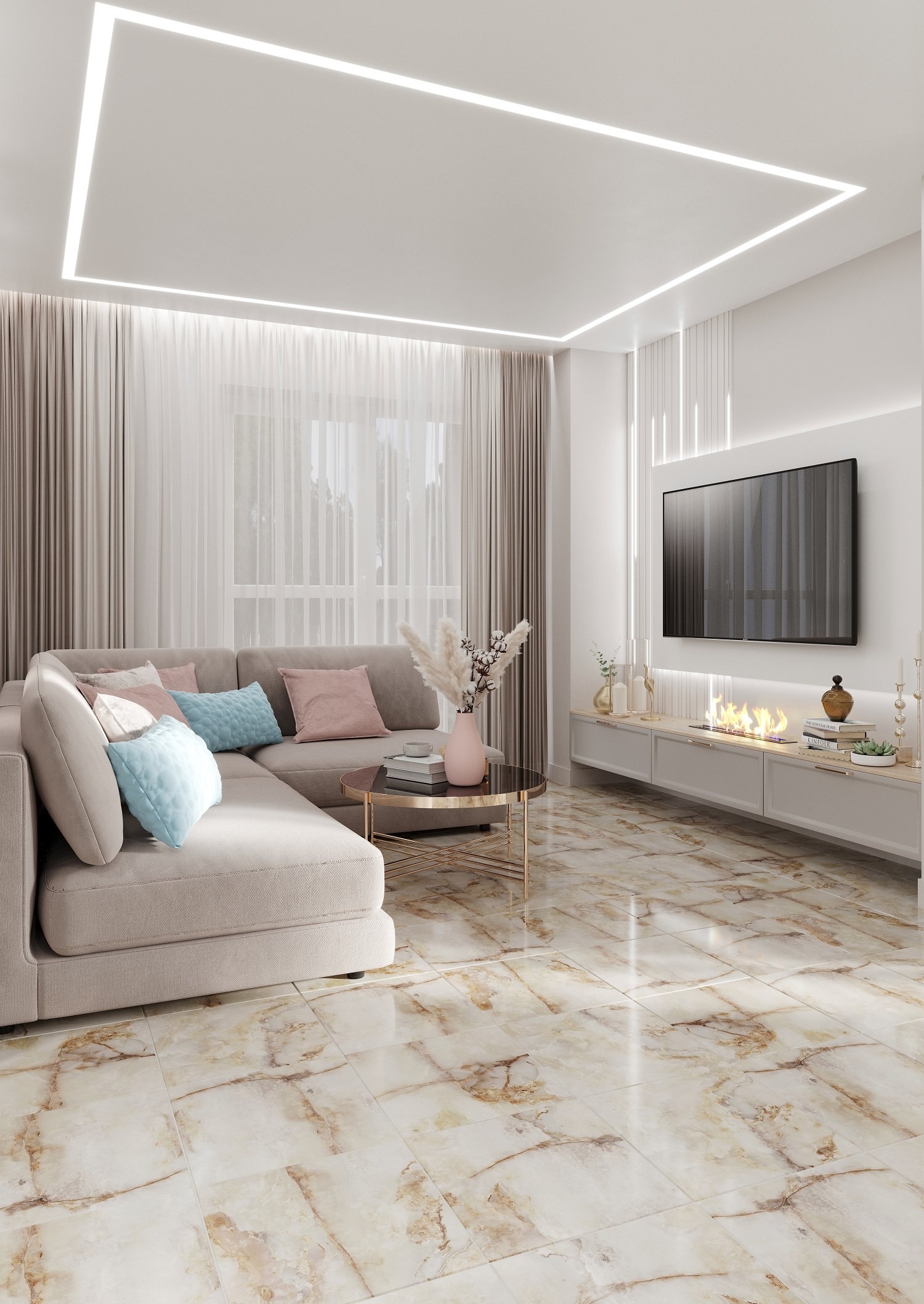 На пол Lagrasse Карамель 412x412 - фото 8