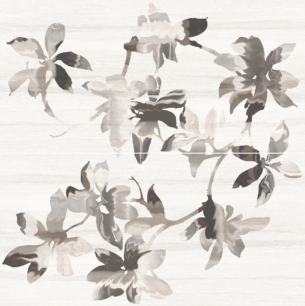 00-00027969 Панно Ванкувер Белый Декор тип 1  тип 2