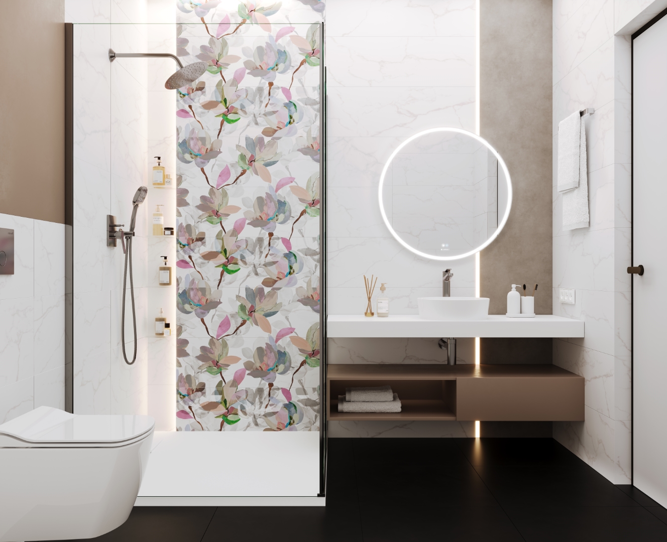 13153TR  На стену Palazzo Bianco сатин обрезной 30x89.5 - фото 7